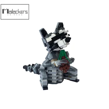

Animal-raccoon Slide Blocks Collection Building Brick Educational Moc bricks model Toys For Children birthday Gifts
