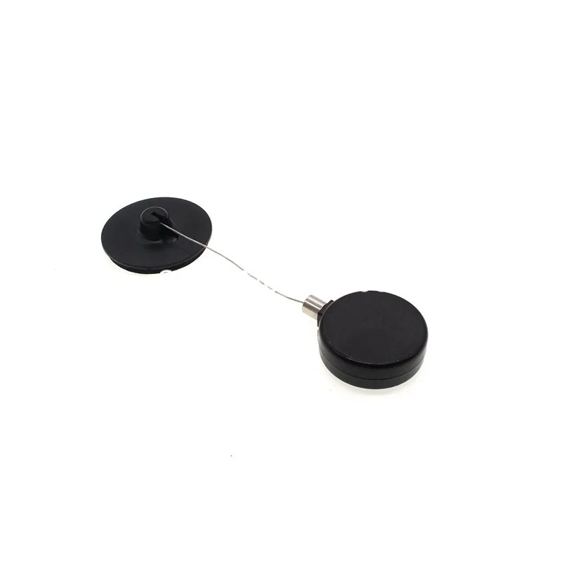 50pcs/lot Jewelry anti-theft cable box ring plate anti-theft buckle retractable protection box