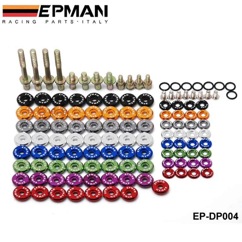 Black EPMAN EVTEC Valve Cover Washers Bolts Hardware Kit For HONDA Civic ACURA Integra