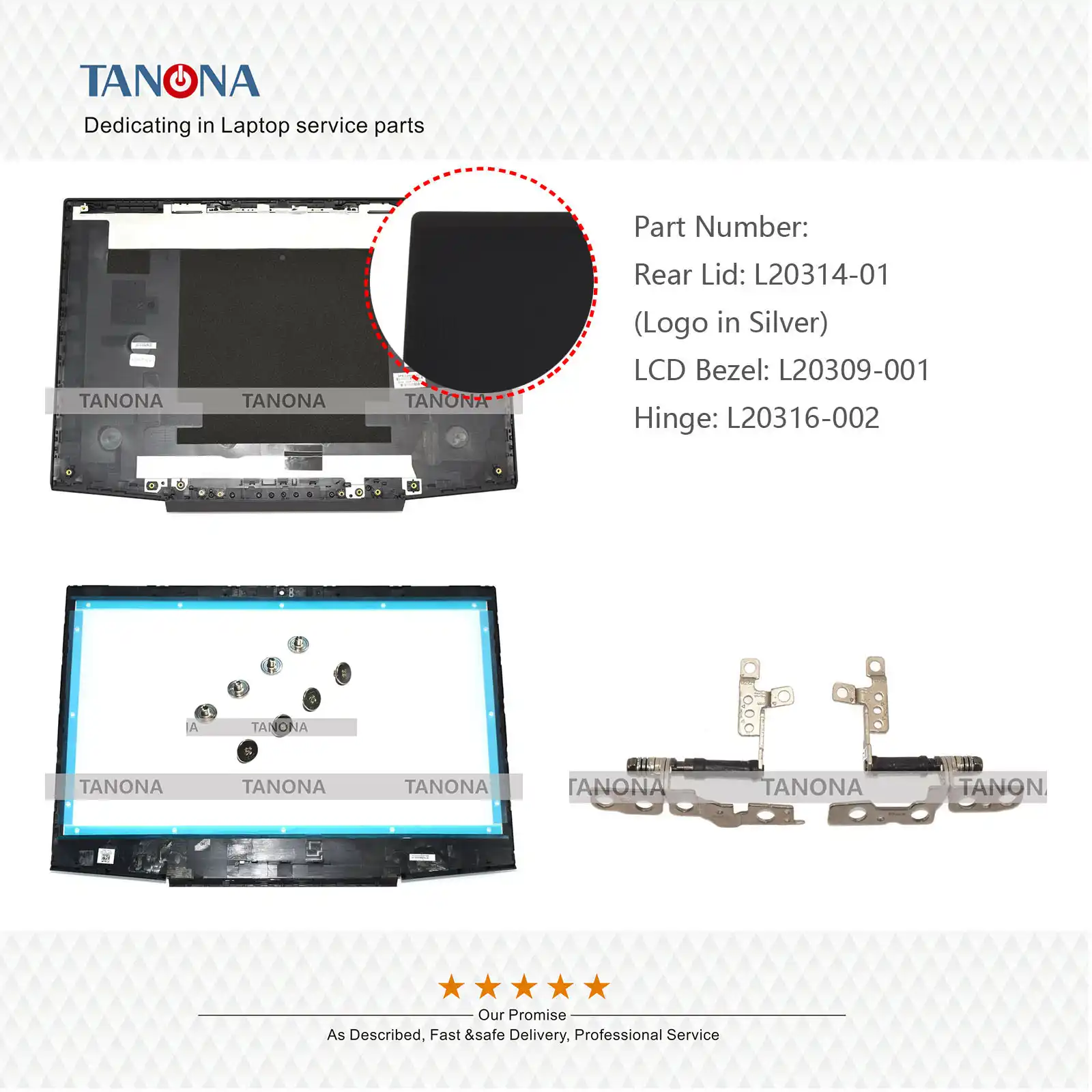 Lenovo Ideapad V320-17ISK 320-17ISK Lunetta Anteriore Orlo Cornice