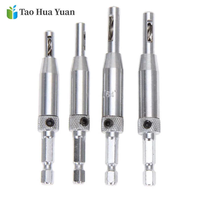 4_pcs_HSS_Self_Centering_Hinge_Drill_Bits_Set_Door_Cabinet_5_64_7_64_9
