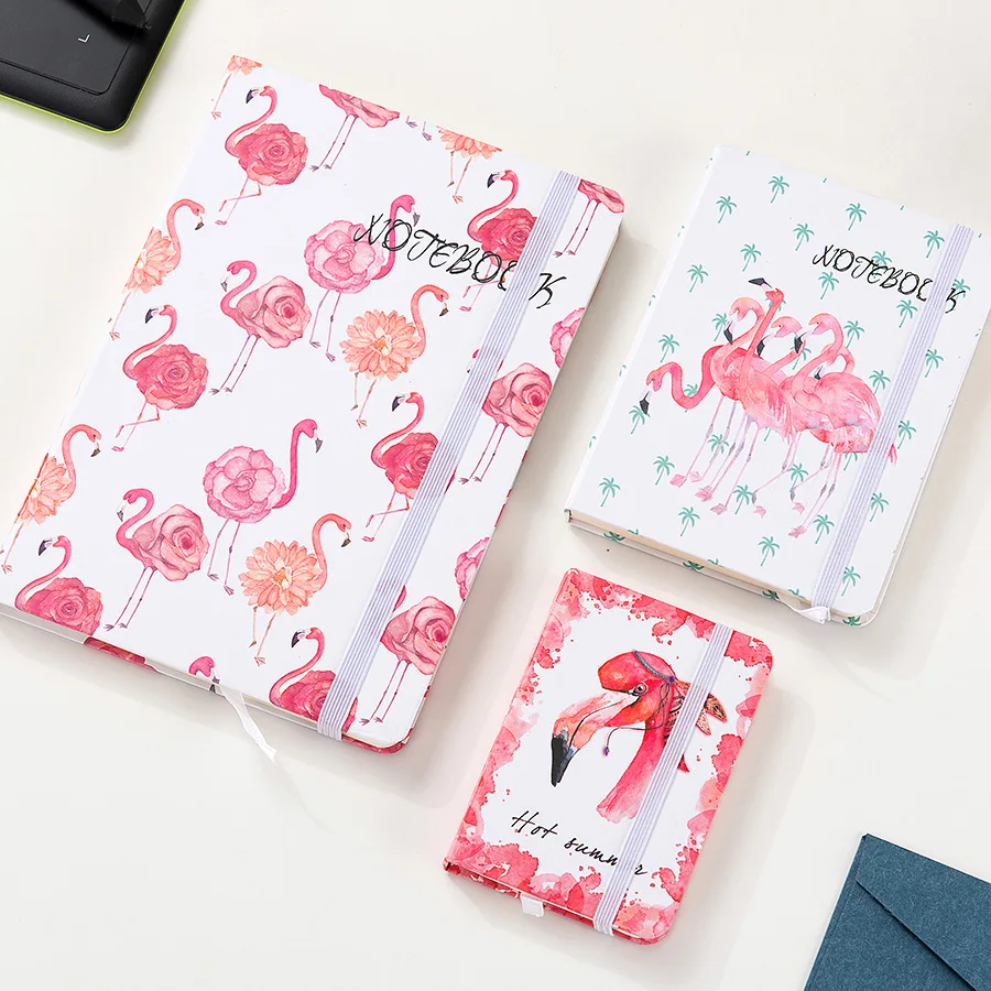 

Trendy Bullet Journal Flamingo Notebook a5 Creative Journaling Book Stationery Diary Planner Graffiti Bujo