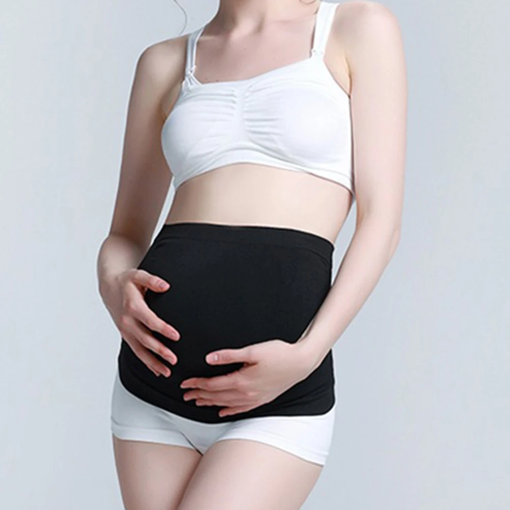 Беременная женщина дородового утягивающий пояс боли в спине регулируемый удобная однотонная Поддержка снимает пояс беременным бандаж