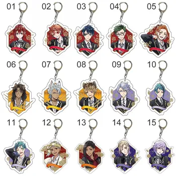 

2020 Anime Cosplay Accessories Twisted Wonderland Riddle Rosehearts Double-Side Acrylic Toys Keychains