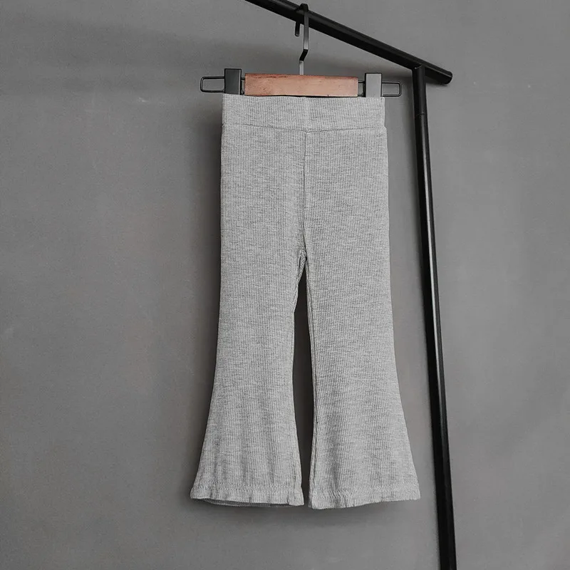 Kids Girls Pants High Waist Elasticity Skinny Wide-leg Spring Summer Children's Clothing girls pants kids pants girls trousers