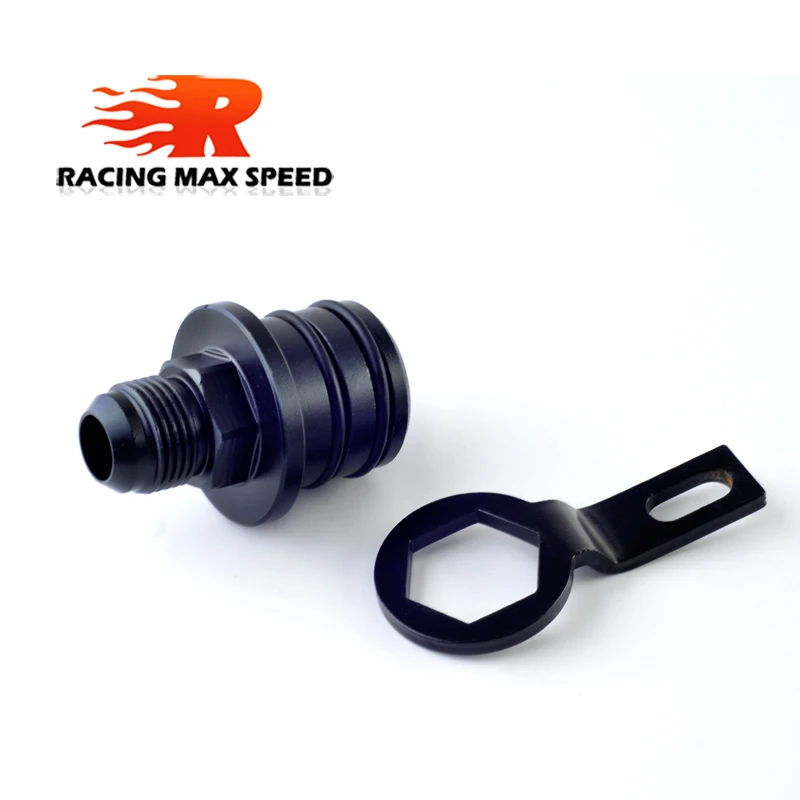 Motore In Alluminio Billet Block Plug Adattatore Di Sfiato Lato Per Acura Integra Honda Cr-V Civic Cattura Olio Può B16 B18 B20