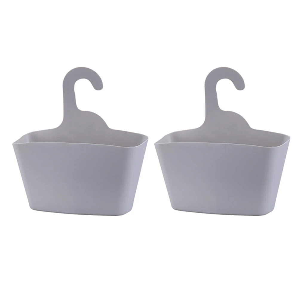 2Pcs Plastic Shower Hanging Caddy Organizer Storage Basket for Bathroom Shower to Hold Shampoo Conditioner Body Wash@L - Цвет: gary