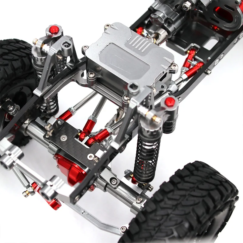 RC автомобильный комплект рамы 1/10 CNC для TRX4 SCX10 осевой RC Гусеничный альпинистский автомобиль diy части