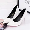 Hot Selling Women Shoes Pointed Toe Pumps Patent Leather Dress Red 8CM High Heels Boat Shoes Shadow Wedding Shoes Zapatos Mujer ► Photo 3/6