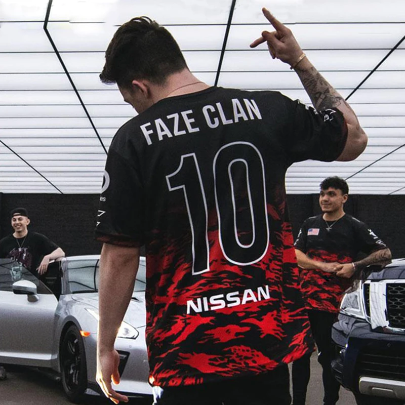 LOL CSGO Топ команда Faze униформа Джерси футболка Niko для фанатов мужчин женщин Клан