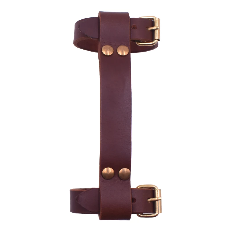 TWTOPSE Cycling Bike Bicycle Carry Handle Tape Strap Belt For Brompton Folding Bike Bicycle Handlebar Tape Belt Vintage Leather