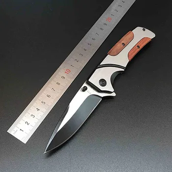 

Hysenss Tactical Folding Knife Outdoor Camping Hunting Survival EDC Tools Rescue Military Clilp Survival Pocket Knives