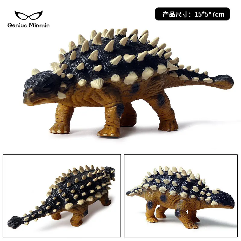 Реальный Парк Юрского периода Динозавр ПВХ сплошной моделирование модель Ankylosaurus