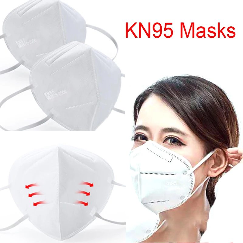 

10Pcs KN95 Antiviral Mask koronavirus Mask mascarilla koronavirus Protective folding Mask Respirator Mouth Mask masque