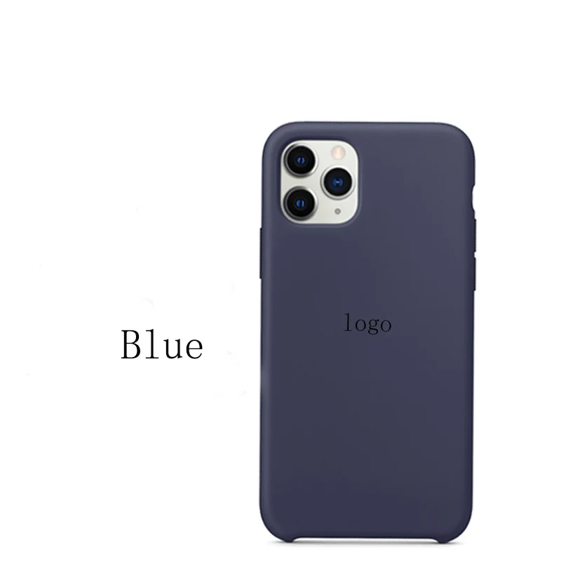 Официальный чехол для телефона с логотипом для iPhone 11 Pro Max, чехол, жидкий силиконовый чехол с коробкой