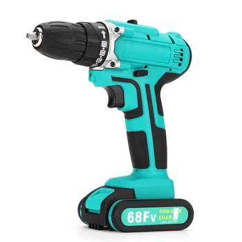 

Cordless Electric Drill Screwdriver 25+3 Torque Impact Drills 21V 7500mAh 2-Speed Tools Power Driver Li-ion Battery + LED lights