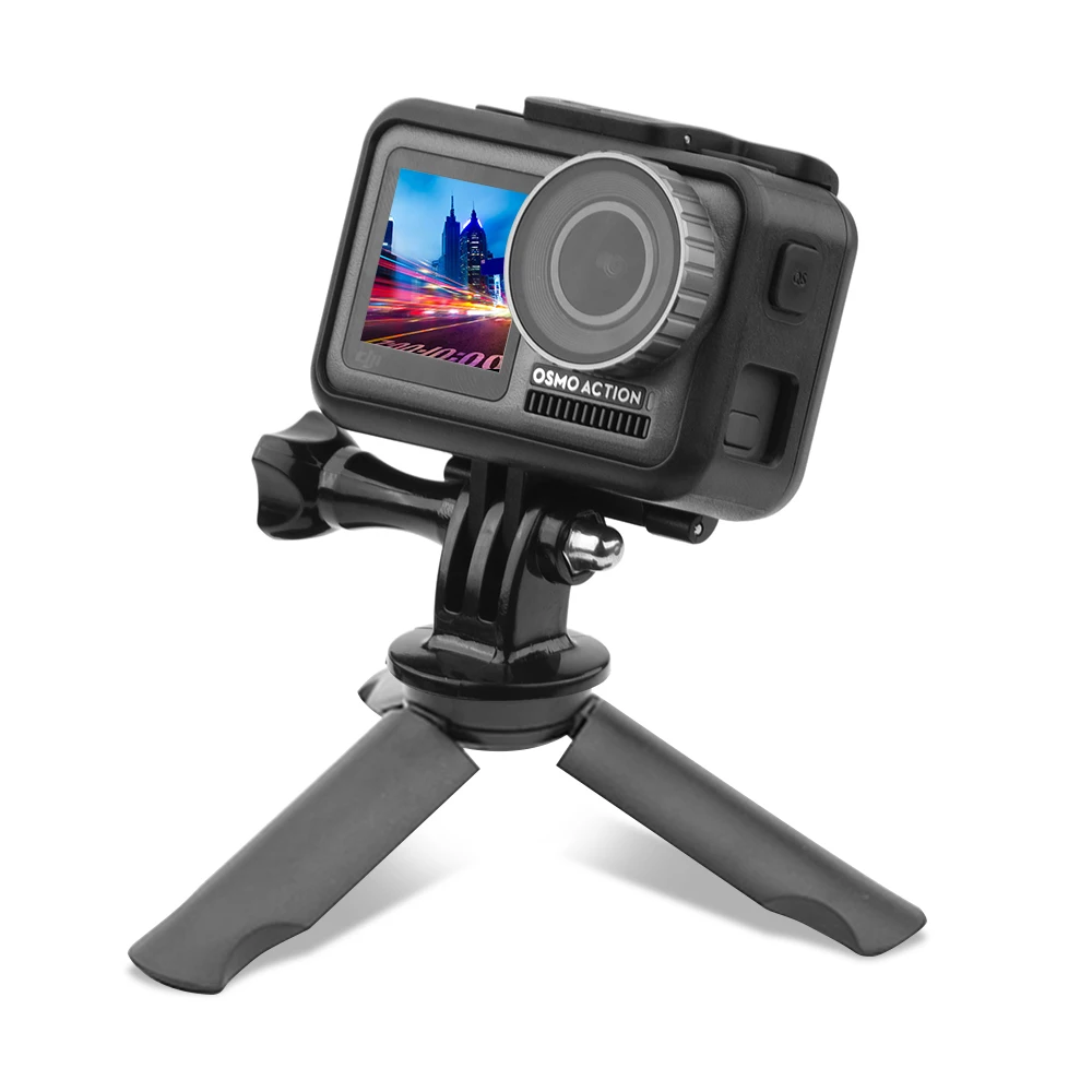 for DJI OSMO ACTION GoPro 9 Hero 8 7 6 5 Sports Camera Stable Tripod Copper Nut Adapter Stand Simple Portable Desktop | Электроника