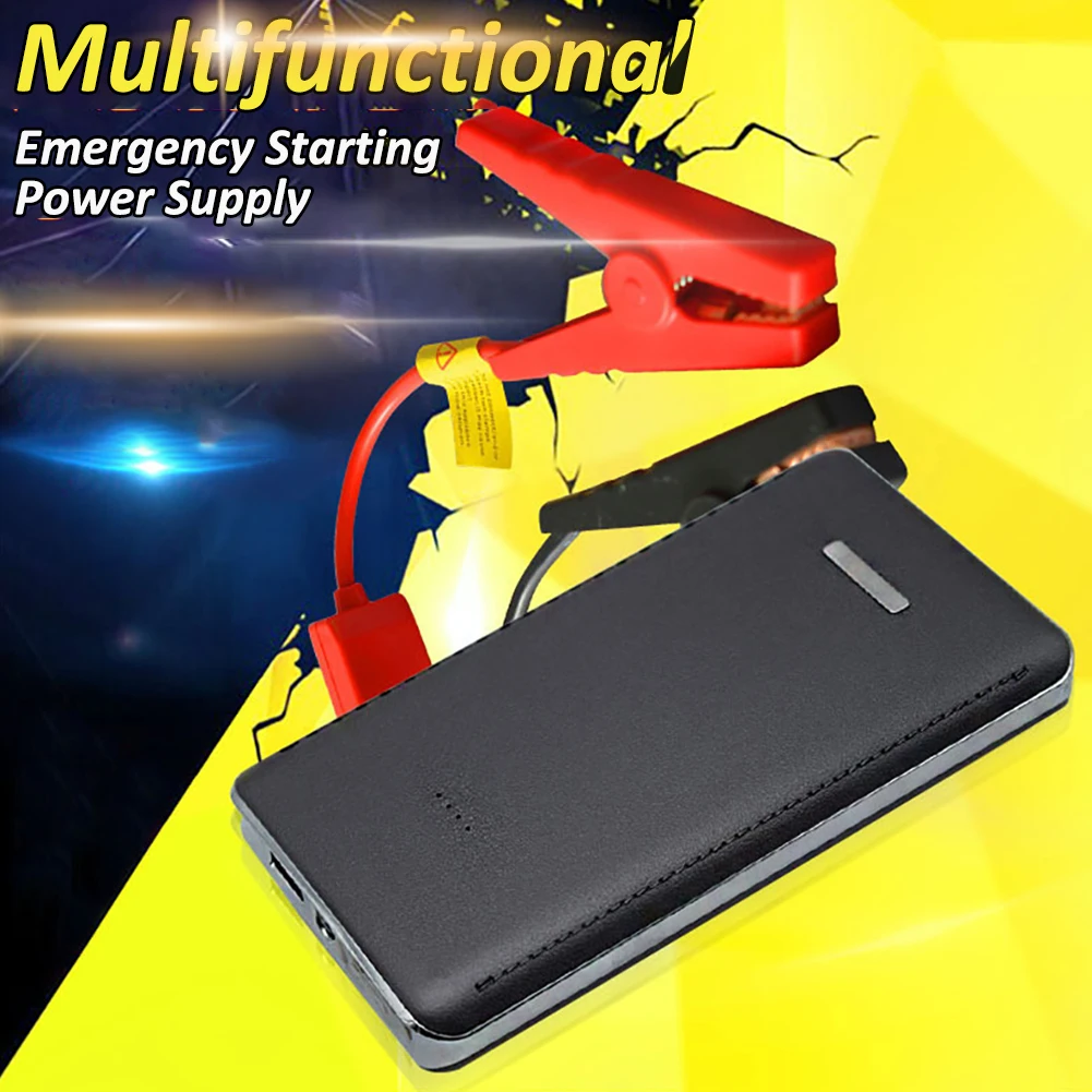 12V 8000mAh мини-панель солнечных батарей Портативный многофункциональный автомобиль скачок стартер Мощность усилитель Батарея Зарядное устройство аварийный пуск Зарядное устройство пусковое устройство