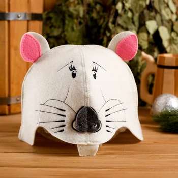 

Sauna cap hat "Symbol of the Year. Girl", ecofetr 4632502