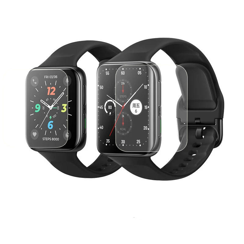 5Pcs Tpu Soft Clear Pellicola Protettiva Pellicola Protettiva Per Schermo Intero Protezione Per Oppo Watch 41Mm/Watch2 42Mm/Watch 2 46Mm Accessori