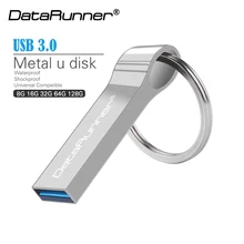 DataRunner USB 3.0 KeyChain USB Flash Drive Metal Pendrive 128GB 64GB 32GB Pendrive Waterproof USB 3.0 Flash Memory Stick