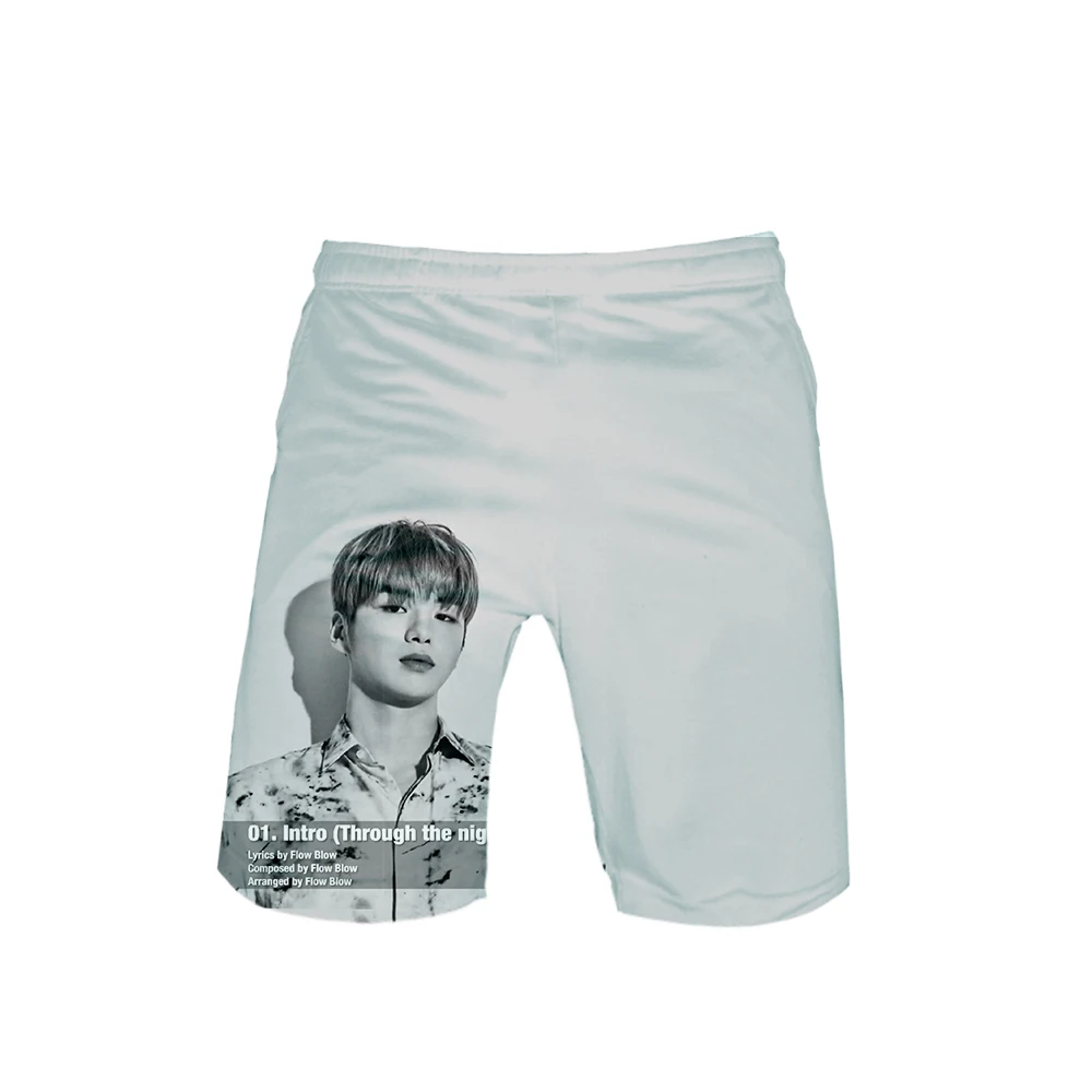 Korean male singer Kang Daniel 3D print summer men fashion trend shorts popular casual summer Cool shorts New