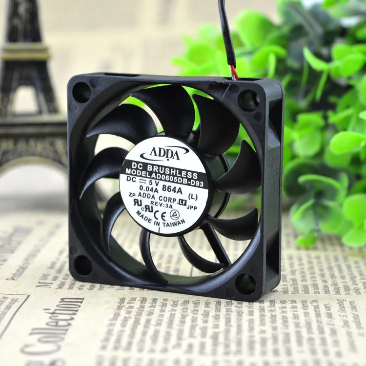 ADDA 6 см 6015 5V 0.04A AD0605DB-D93 Вентилятор охлаждения
