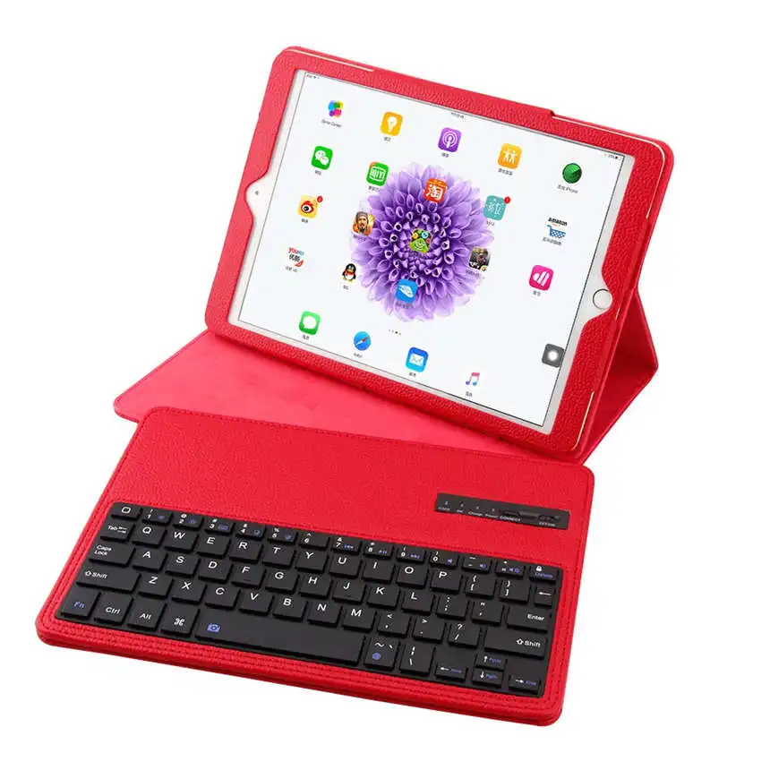 Чехол с магнитным креплением для iPad Air 1/Air 2/Pro 9,7 чехол с клавиатурой из искусственной кожи для iPad Air 1 2 iPad 5th 6th чехол для клавиатуры - Цвет: Red