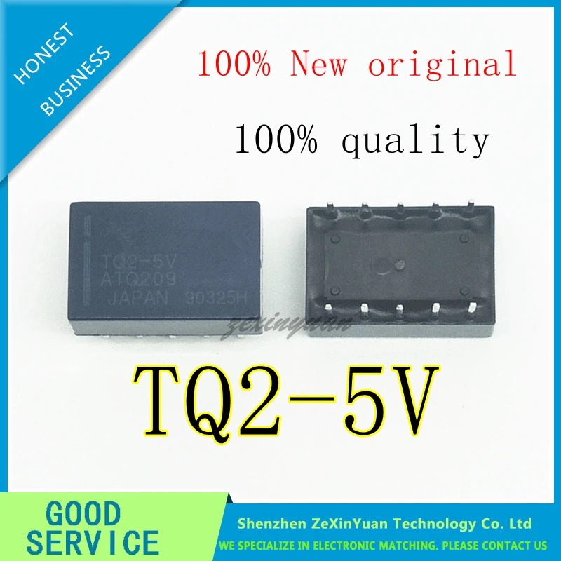 

10PCS/LOT TQ2-5V TQ2 TQ2-5V TQ2-DC5V TQ2-5VDC ATQ209 RELAY TELECOM DPDT 1A 5V NEW ORIGINAL