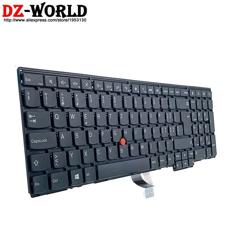 Teclado para Lenovo Thinkpad P50s T560 W540 T540p ch Suíça W541 T550 W550s L540 L560 L570 E531 E540 Laptop 00pa643 04y2679 - Imagem 2