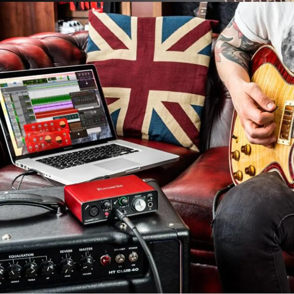GloryStar звуковая карта 2-го поколения внешняя запись аранжирование Focusrite Scarlett Solo