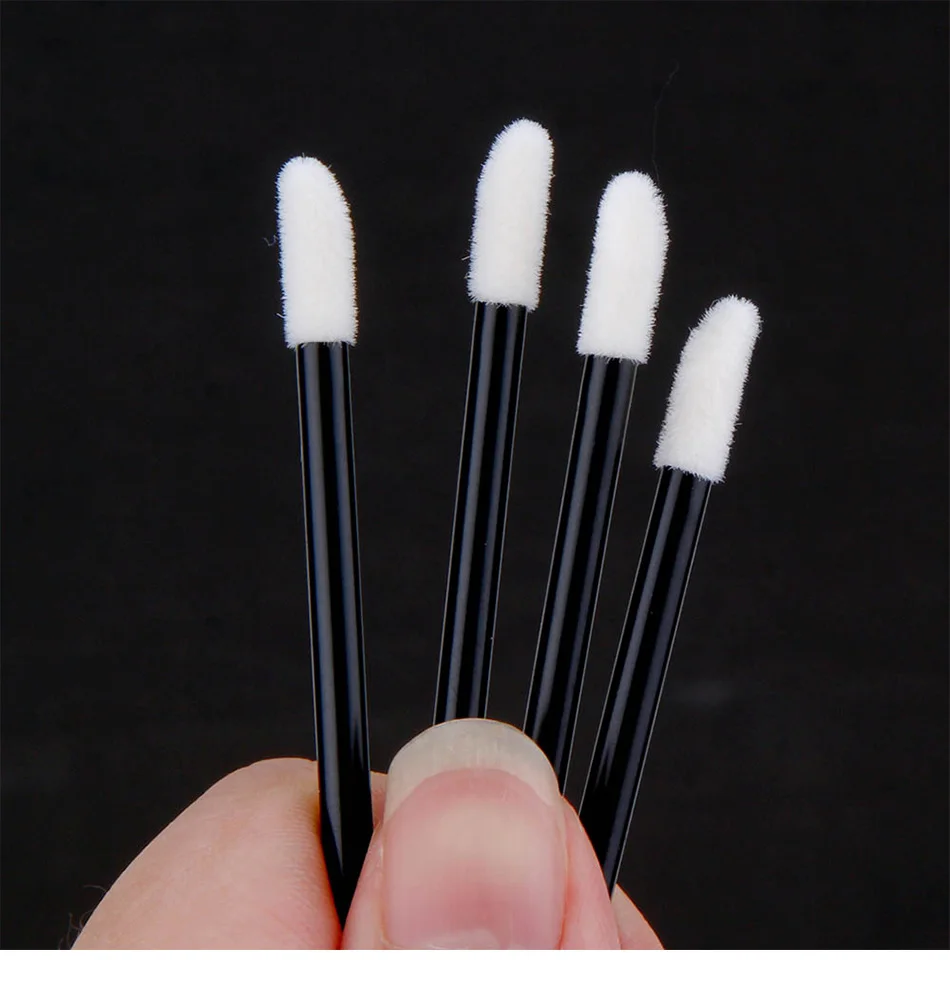 50/100 шт одноразовая кисть для губ Для женщин аксессуары оптом палочка-аппликатор для блеска чистящие средства для бровей и ресниц косметика Make Up инструмент