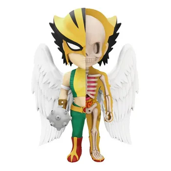 

Creative HawkGirl 4D master Mighty Jaxx Jason Freeny anatomy Cartoon ornament human skull muscles muscle model