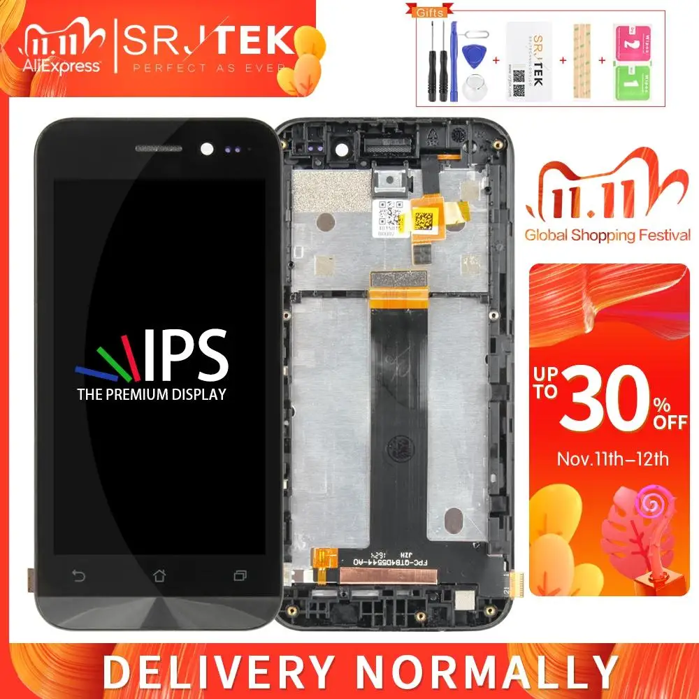 Экран для Asus Zenfone GO ZB452KG ЖК экран X014D полный сенсорный 4 5 дюйма дигитайзер стекло в