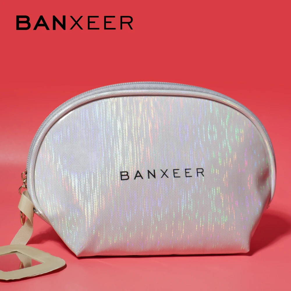 BANXEER косметичка для женщин, сумки для макияжа, водостойкая многофункциональная дорожная косметичка с зеркалом, инструменты для макияжа, Органайзер
