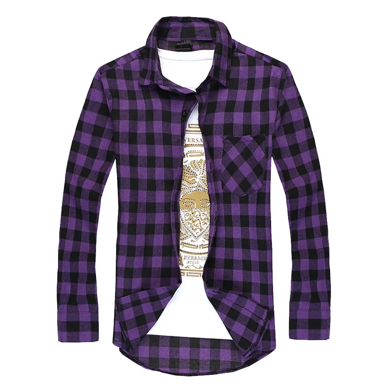 Мужская клетчатая рубашка Dihope модная с коротким рукавом Camisa лето 2020 | одежда