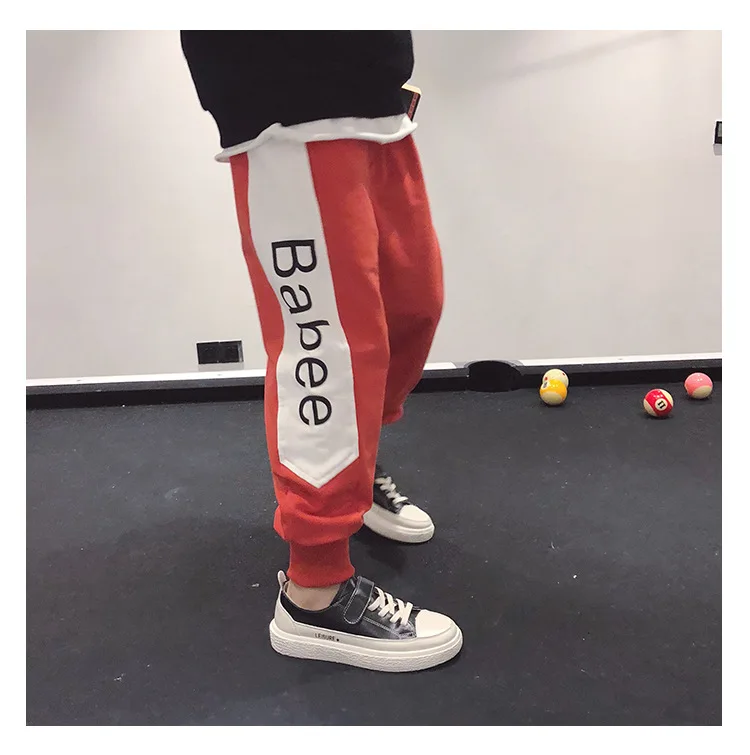 Спортивные штаны для мальчиков, осенняя одежда, Новые Стильные Детские демисезонные Модные свободные штаны для детей 2, 4, 6 лет