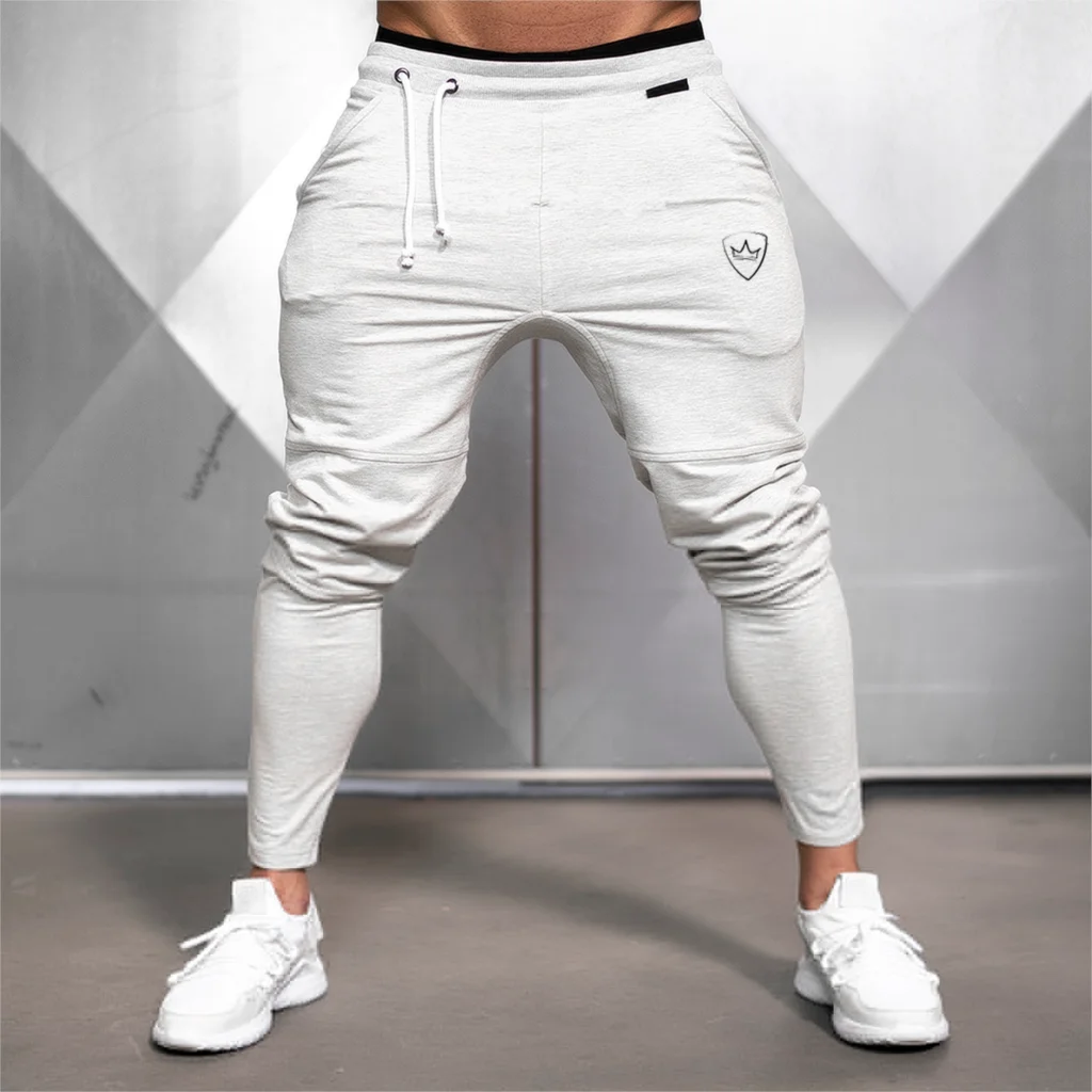 Vente Nouveau hommes Hip Hop pantalons de survêtement Fitness Joggers 2019 printemps mâle côté rayure haute rue Hip Long pantalon Harem pantalon de survêtement