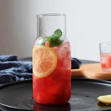 Большой японский один человек питьевой горшок набор 550 мл пирекс стекло кофе молоко чашка холодный чайник прозрачный и простой