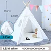 Children's Tent Teepee Tent For Kids Portable Tipi Infantil House For Children Cabana Kids Tents Decoration Carpet LED Lights 6