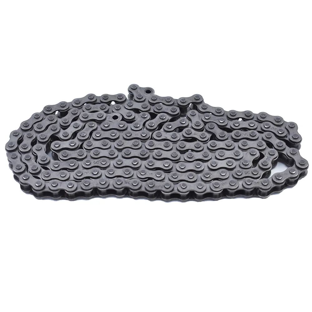 Bike Chain #35 Roller Chain 5 Feet with 2 Master and 1 Offset Links for GO KART Mini Bike
