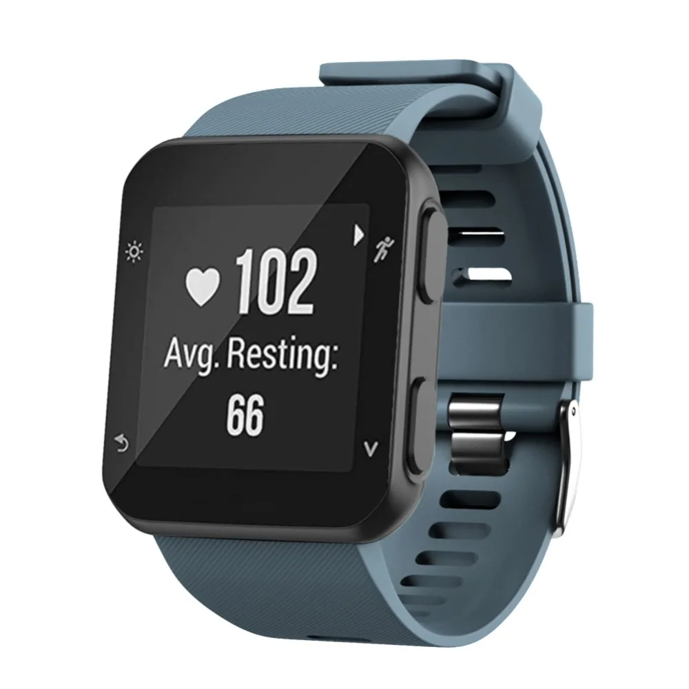 Многоцветные Силиконовые наручные Ремешки для наручных часов Garmin Forerunner35, повседневный стиль, регулируемый штырь с пряжкой, ремешок для часов для мужчин и женщин