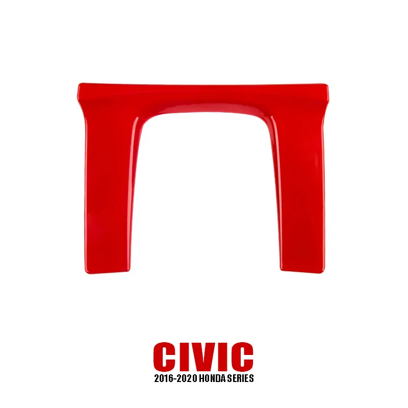 

For Honda 10 Th Generation Civic Automatic Gear Decoration Frame Panel Car Interior Decoration Interior Modification Red