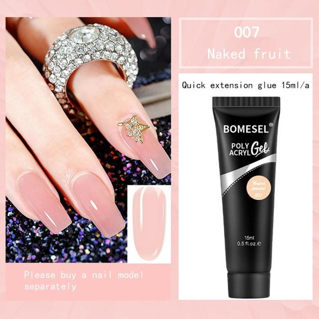 Nail Gel Crystal Extension Gel Nail Polish All For Manicure UV Nail Gel Nail Art Quick Building Nail Polish TSLM2