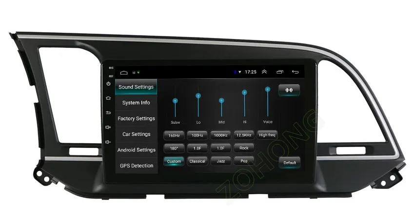 Clearance 2.5D Android8.1 car dvd Multimedia player for Hyundai Elantra 2016 2017 2018 auto GPS navigation CAR Radio Stereo recorder WIFI 19