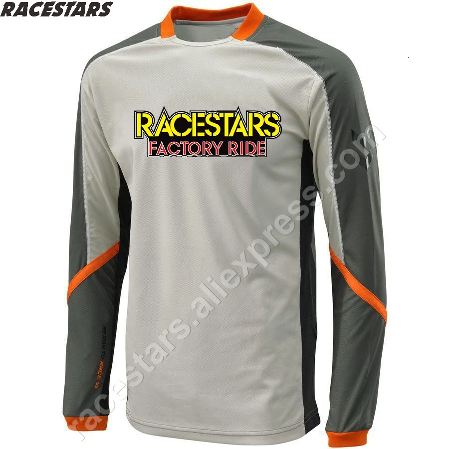 

RACESTARS Motorcycle Moto Jersey Cycling Jersey Mountain Bike downhill spexcel jerse DH MX MTB Bicycle BMX motocross Clothing