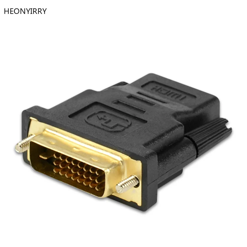 HDMI Женский к DVI D 24+ 1 Pin Мужской адаптер конвертер HDMI DVI кабель переключатель для ПК для HD tv PS3 проектор lcd tv Box tv