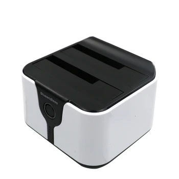 

Send from RU Hdd 5Gbps Super Speed Sata Usb 3.0 2 Bay Hard Drive Docking Station Plastic Hard Disk Adapter 2.5"/3.5" Storage Box