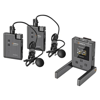 

COMICA BoomX-U U2 UHF Wireless One for Two Microphone System Suitable for SLR Camera/Smartphone Lavalier Lapel Microphone