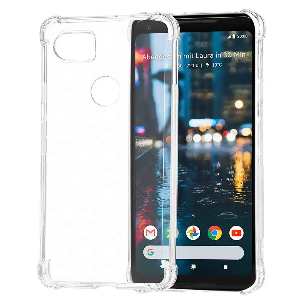 Прозрачный силиконовый чехол для Google Pixel 2 XL 3 XL 4 XL защитный чехол s для Google Pixel 3A 3A XL сумки на Pixel XL